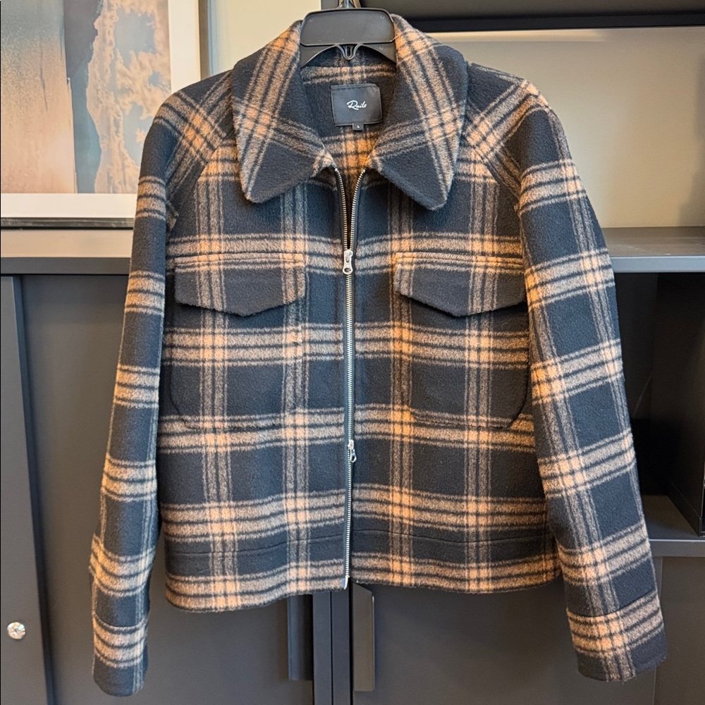 Rails Cheyenne Zip-up Jacket Camel and Black Size Large